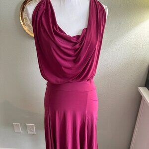 Miari Ballroom Dance Practice Dress Size Medium, Magenta Smooth Dress